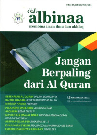 Image of Majalah Albinaa Edisi 10 tahun 2018 vol.1