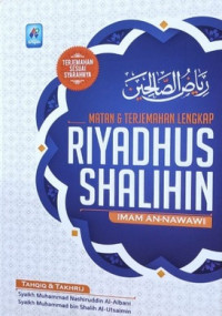 Image of MATAN DAN TERJEMAHAN LENGKAP RIYADUS-SHALIHIN